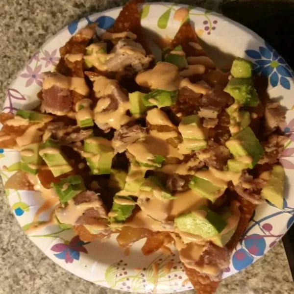 Ahi Nachos