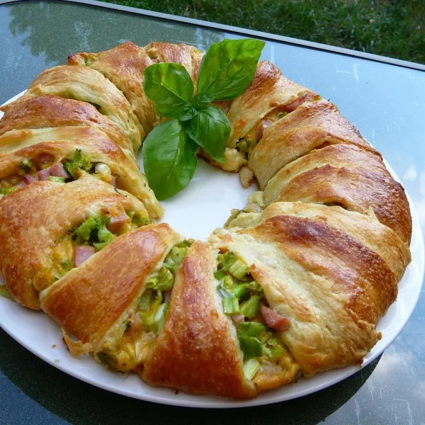 Romige Rotini Met Ham En Broccoli