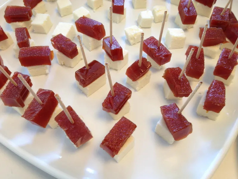 Aperitief Van Membrillo En Kaas