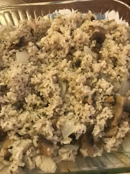 Ovenchampignonrijst