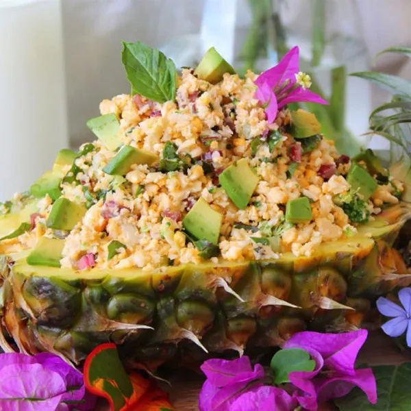 Glutenvrije Bloemkool Ananas Fried Rice