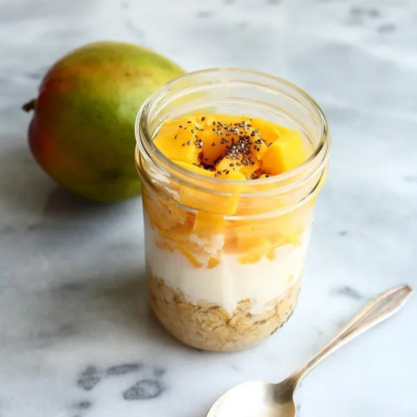 Havermout Met Mango Voor De Nacht