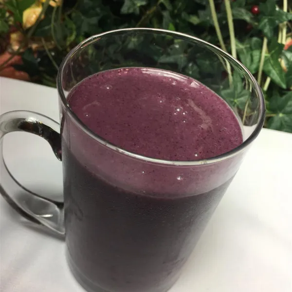 Amandelboter, Banaan en Bessen Bliss Smoothie
