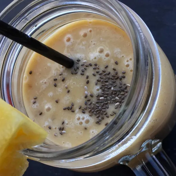 Romige Ananas-Banaan Smoothie
