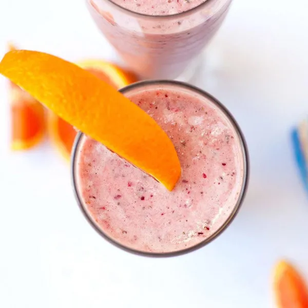 Sinaasappel En Bosbessen Smoothie