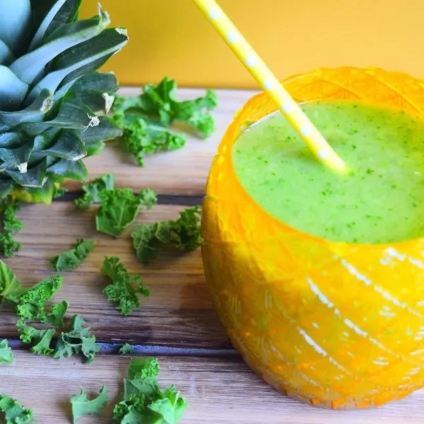Detox Smoothie Van Boerenkool En Ananas