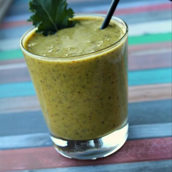 Snelle Smoothie Van Boerenkool En Kurkuma