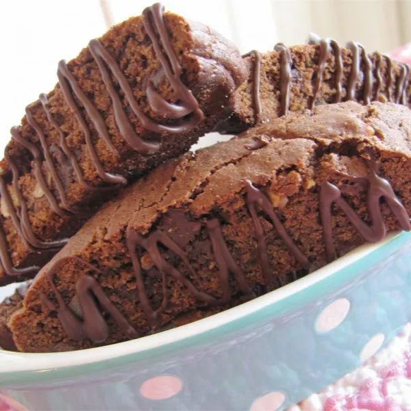 Dubbele Chocolade Biscotti