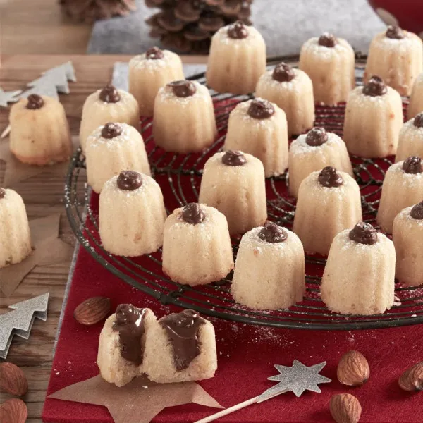 Amandelkoekjes Met Nutella® En Hazelnoten