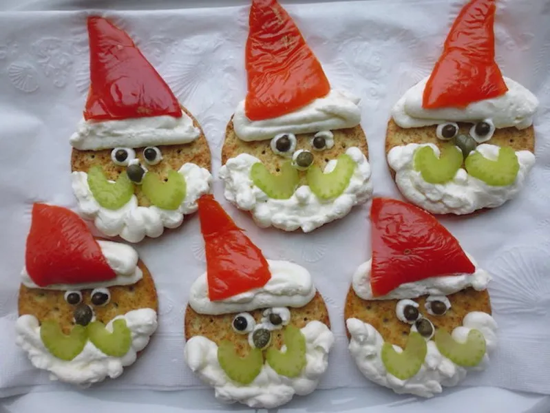 Kerstman Hapjes voor Kerstmis