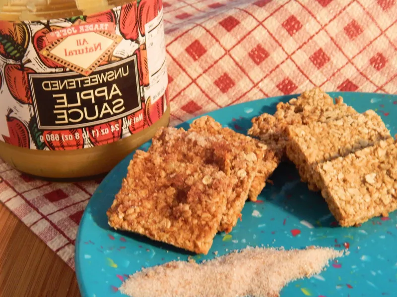 Havermouthapjes met appelmoes