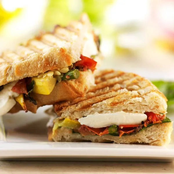 Gegrilde Groente Panini Hapjes