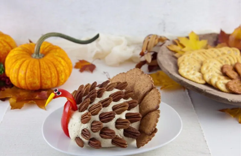 Kalkoen Kaasbal Voor Thanksgiving