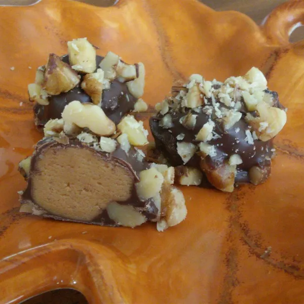 Chocoladebollen Met Noten