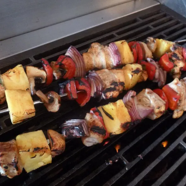 Kipspiesjes met Sinaasappel