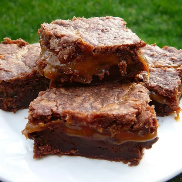 Chocolade En Karamel Brownies