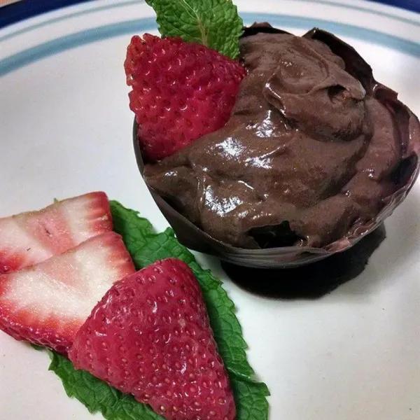 Chocoladepudding Met Pittige Avocado