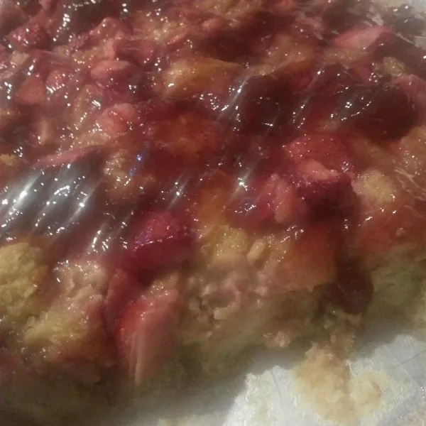 Challah Broodpudding Met Pindakaas En Jam