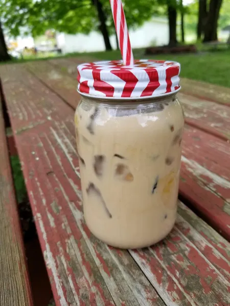 IJsgekookte Koffie met Karamel en Kokos