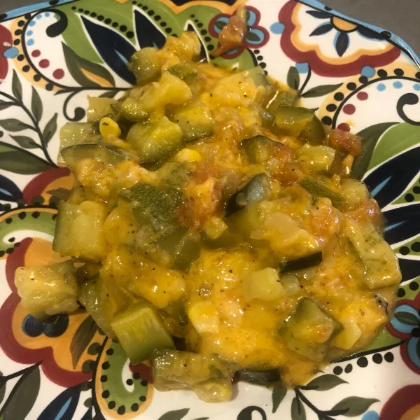 Calabacitas Met Kaas (Courgette Met Kaas)