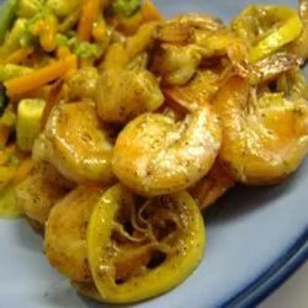 Gegrilde Garnalen