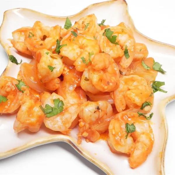 Garnalen Scampi met Noodles