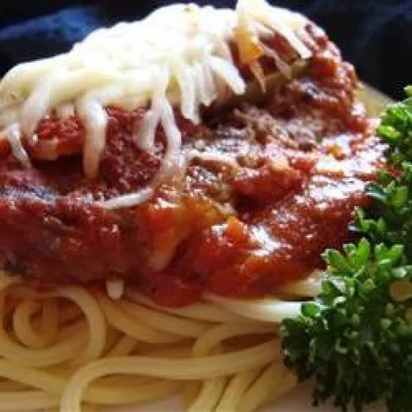 Parmezaanse Rundvlees met Engelshaar Pasta en Knoflook