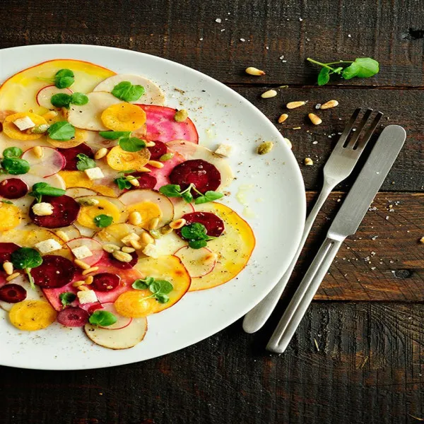 Vegetarische Carpaccio