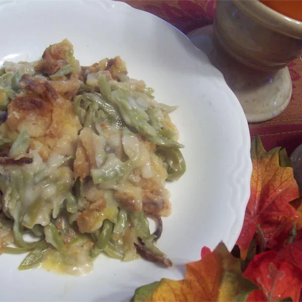 Groene Bonen Casserole Met Kaas