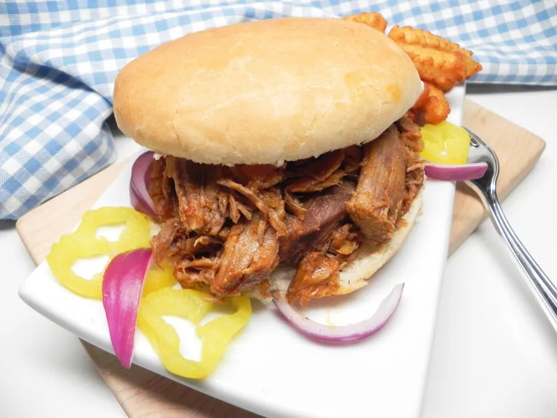 Pulled Pork Met Barbecue En Ananas