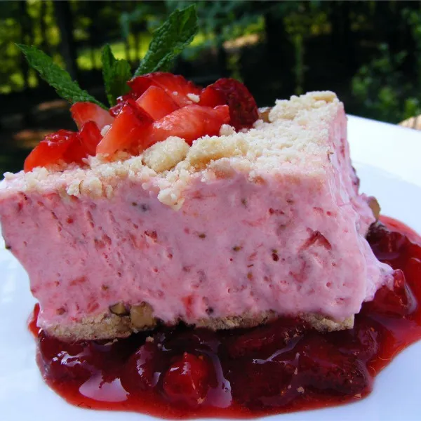 Aardbeien Chantilly