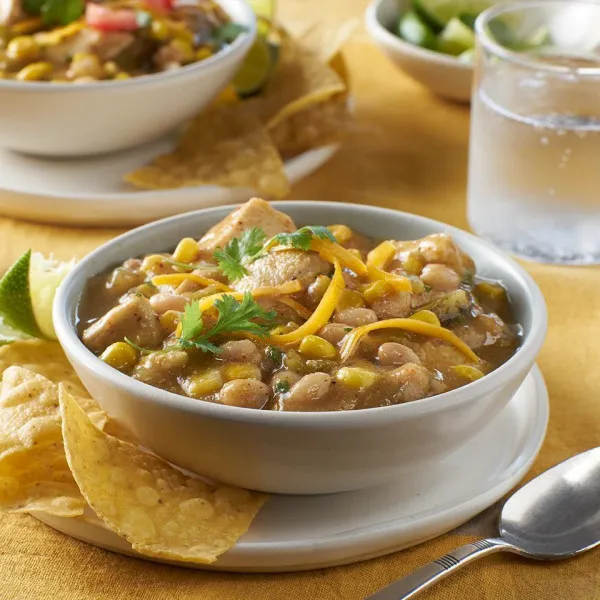 Witte Chili Met Kip En Maïs