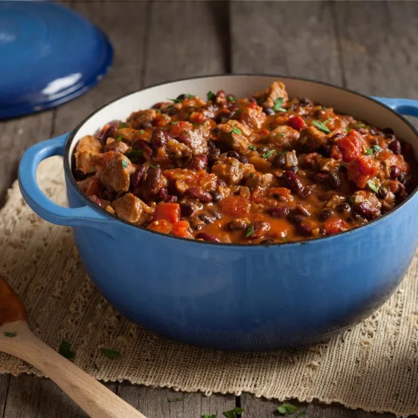 Chili Dulce Van Varkensvlees Aan De Barbecue