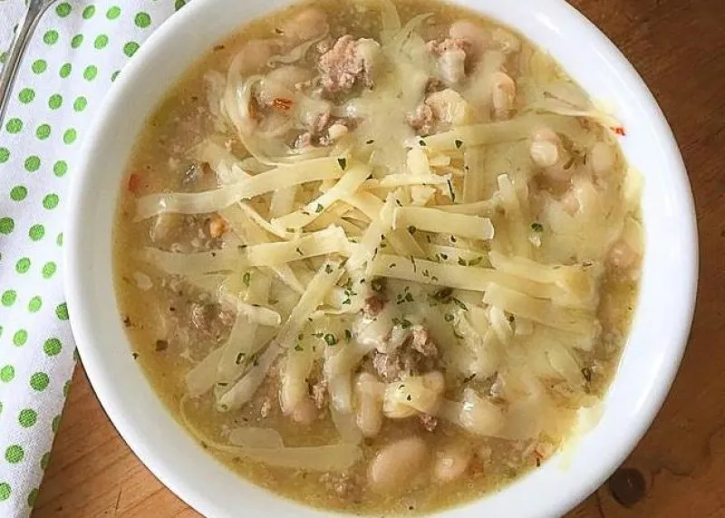 Witte Chili Met Gemalen Kalkoen