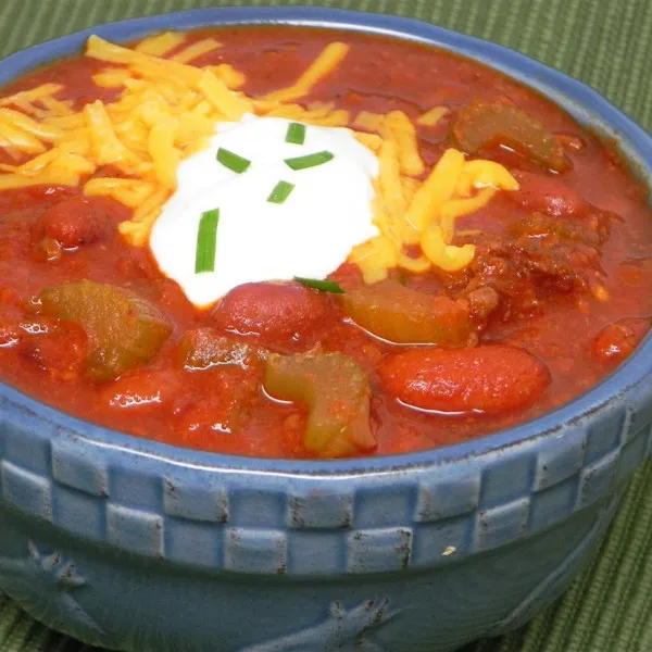 Chili van Rundvlees en Chorizo