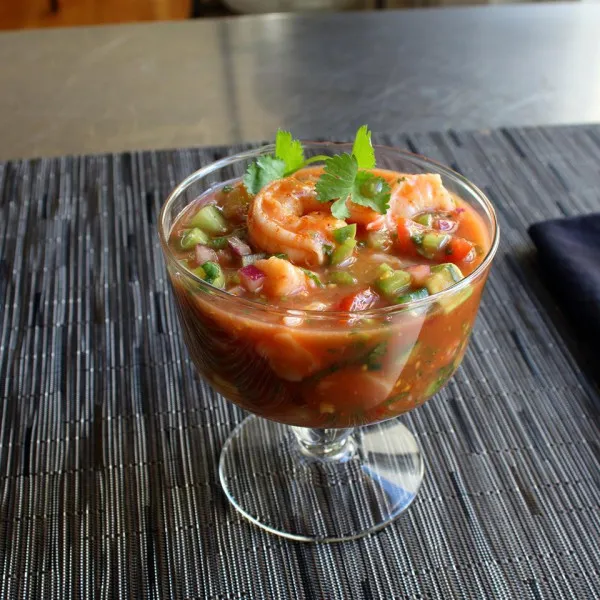 Mexicaanse garnalencocktail