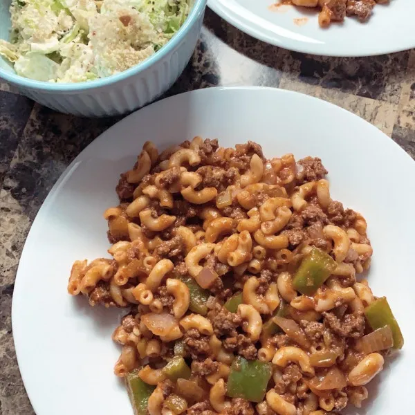 Macaroni en Gehakt
