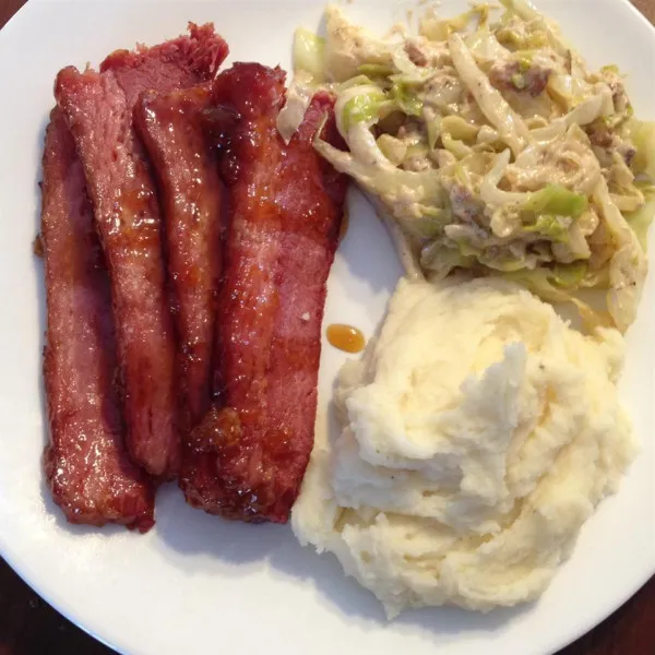 Geglazuurde Corned Beef
