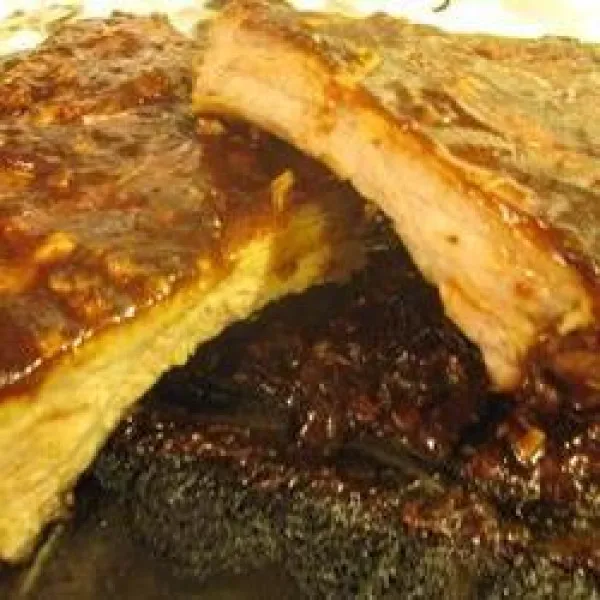 Cajun Ribben Met Knoflook