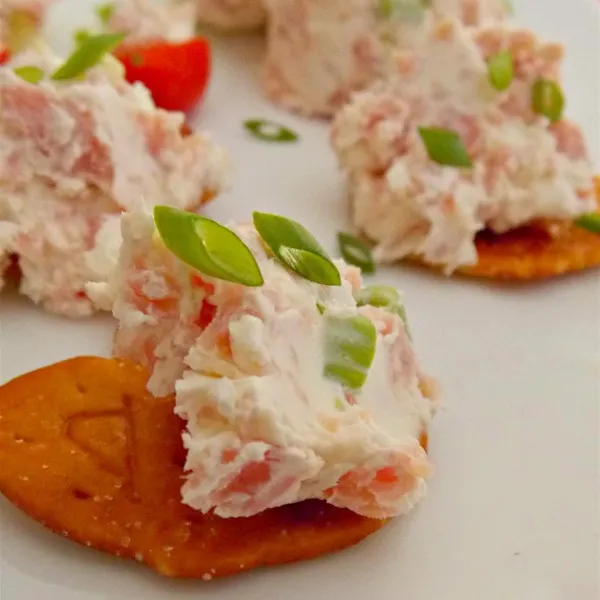 Eenvoudige Roomkaas En Ham Crème