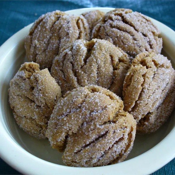 Pindakaaskrullen Met Melasse