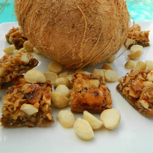 Hawaiiaanse Macadamia En Kokosblokjes