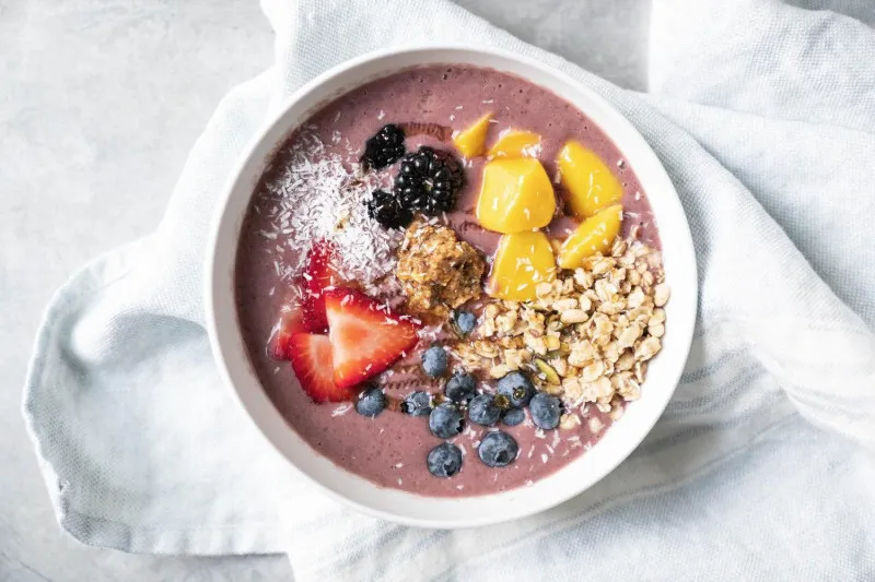 Fruitkom van 3 Stappen met Acai - Gezond "IJs"!