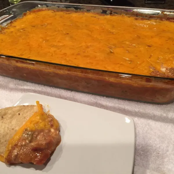 Mexicaanse Lasagne Chips Dip