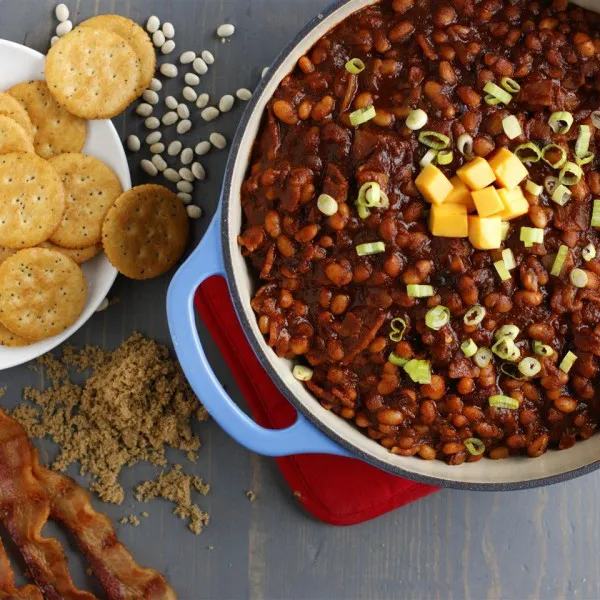Dip van Boston Gekookte Bonen