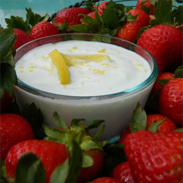 Citroen Yoghurtdip