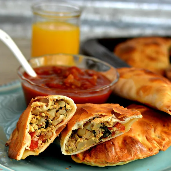 Ontbijt Empanadas met Picadillo van Gegrild Vlees