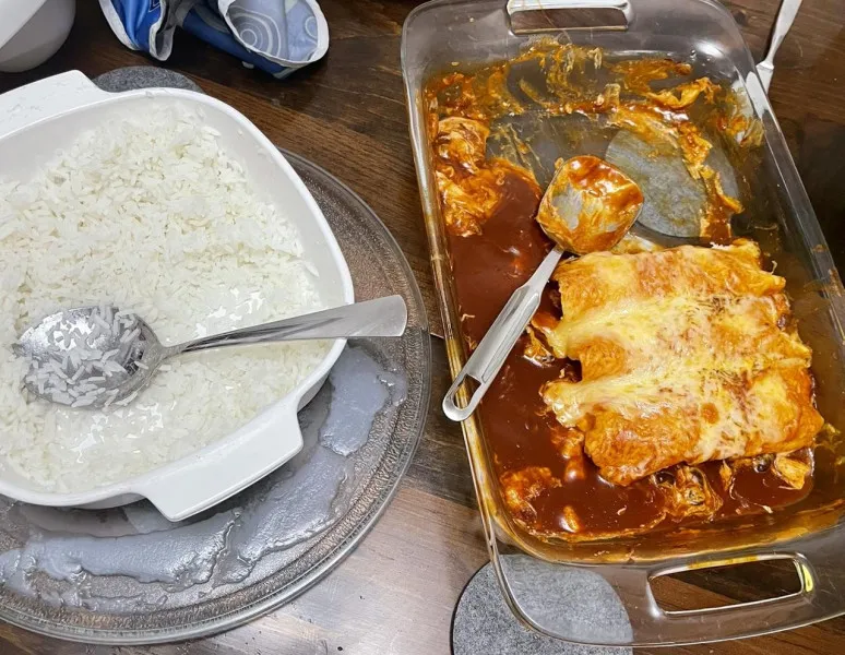 Enchiladas Met Kip En Roomkaas