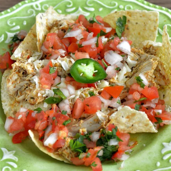 Enchiladas De Pollo Nachos