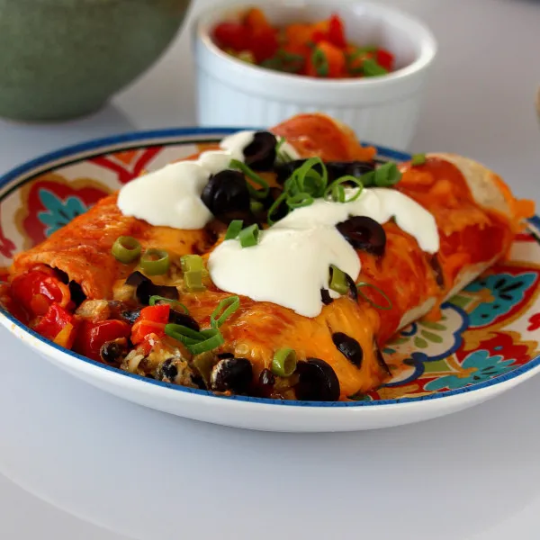Vegetarische Enchiladas Van Jeannie